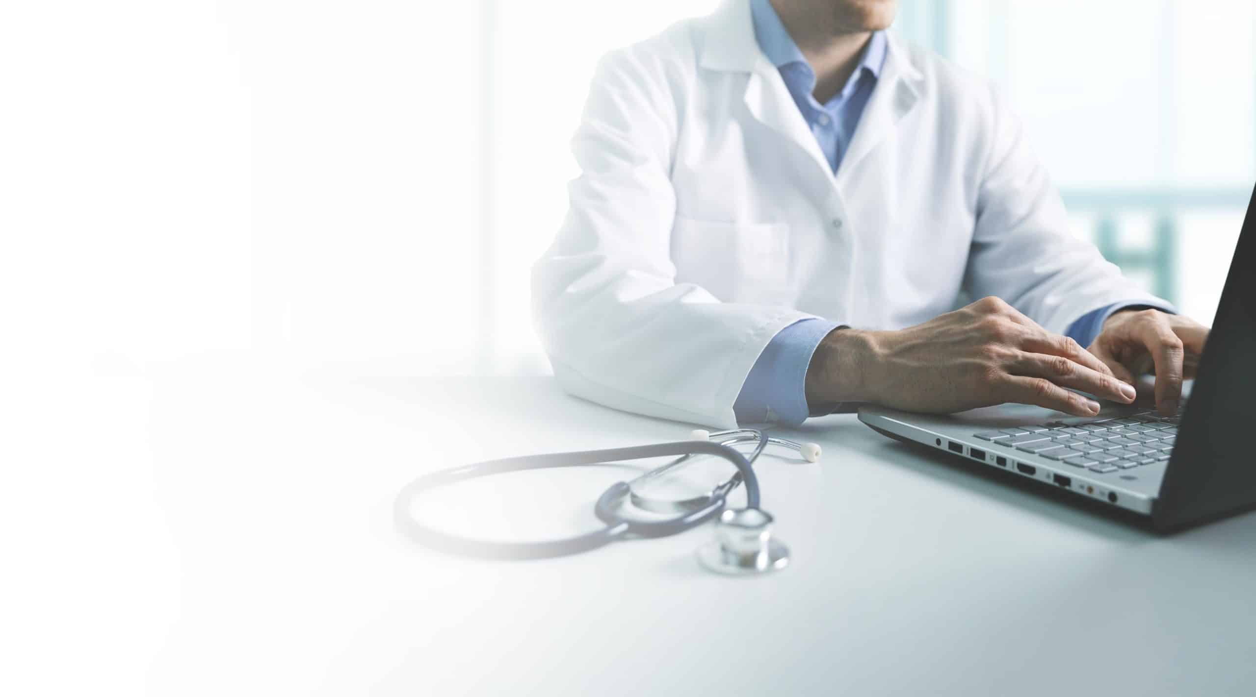 Doctor on Laptop
