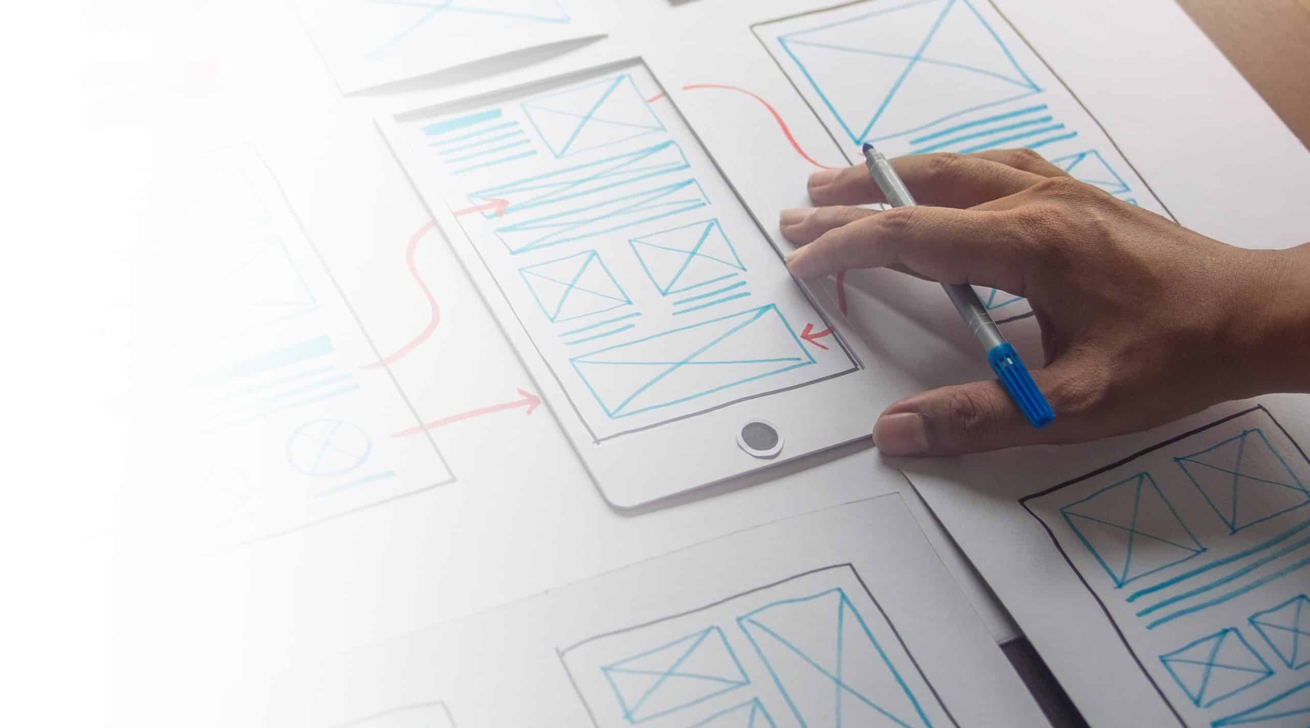 Web Development Wireframes