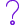 question mark